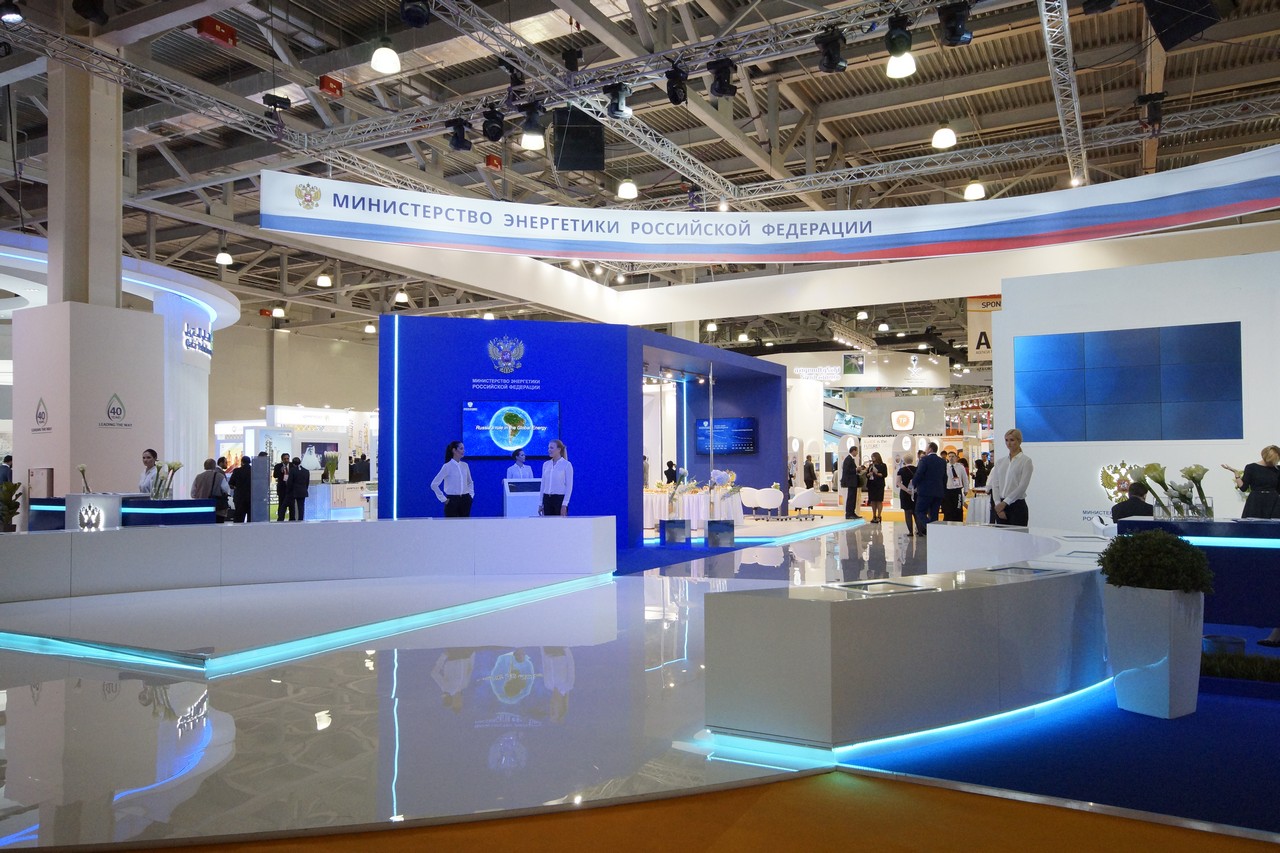 Организация работы выставочного стенда для Министерства энергетики РФ на XXI Нефтяном международном конгрессе.